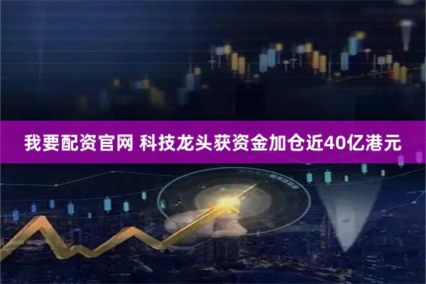 我要配资官网 科技龙头获资金加仓近40亿港元
